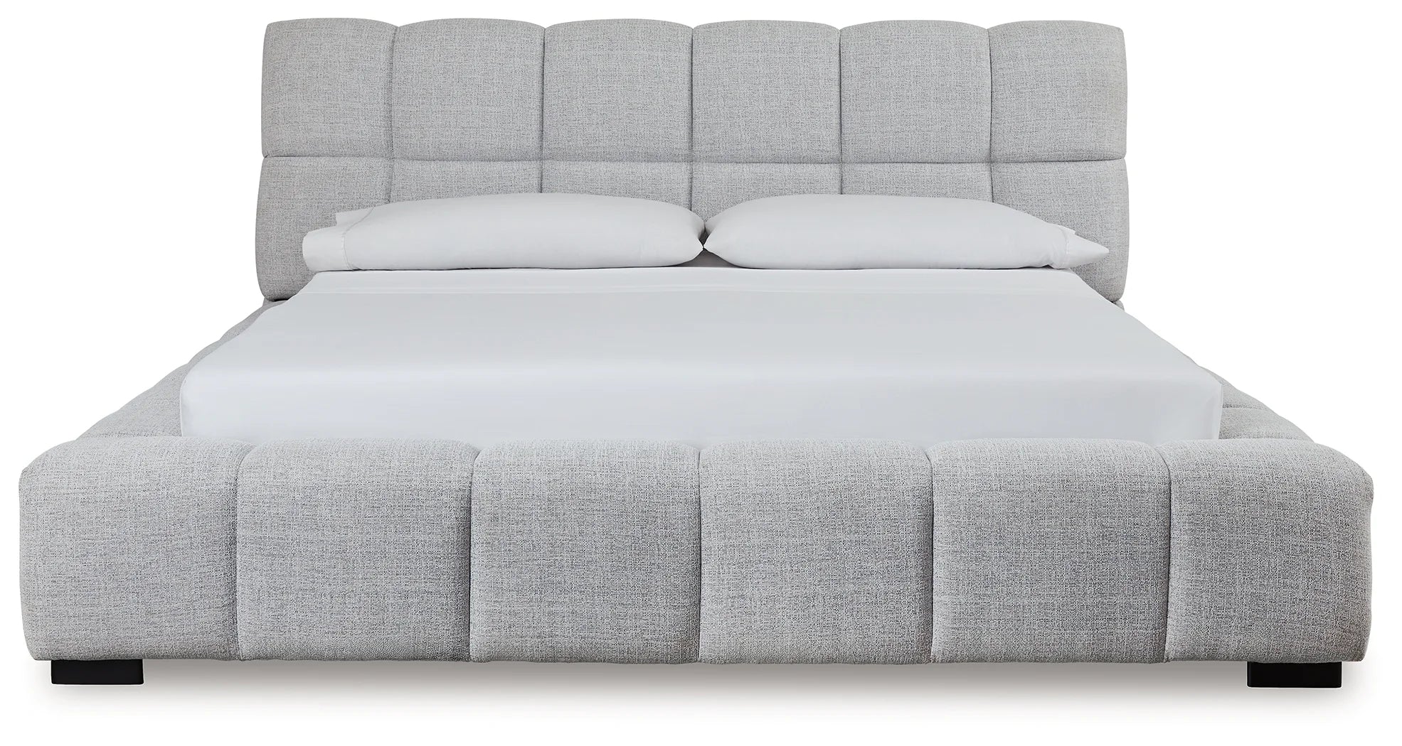 Grendusk - Light Gray - California King Upholstered Bed - Image 3