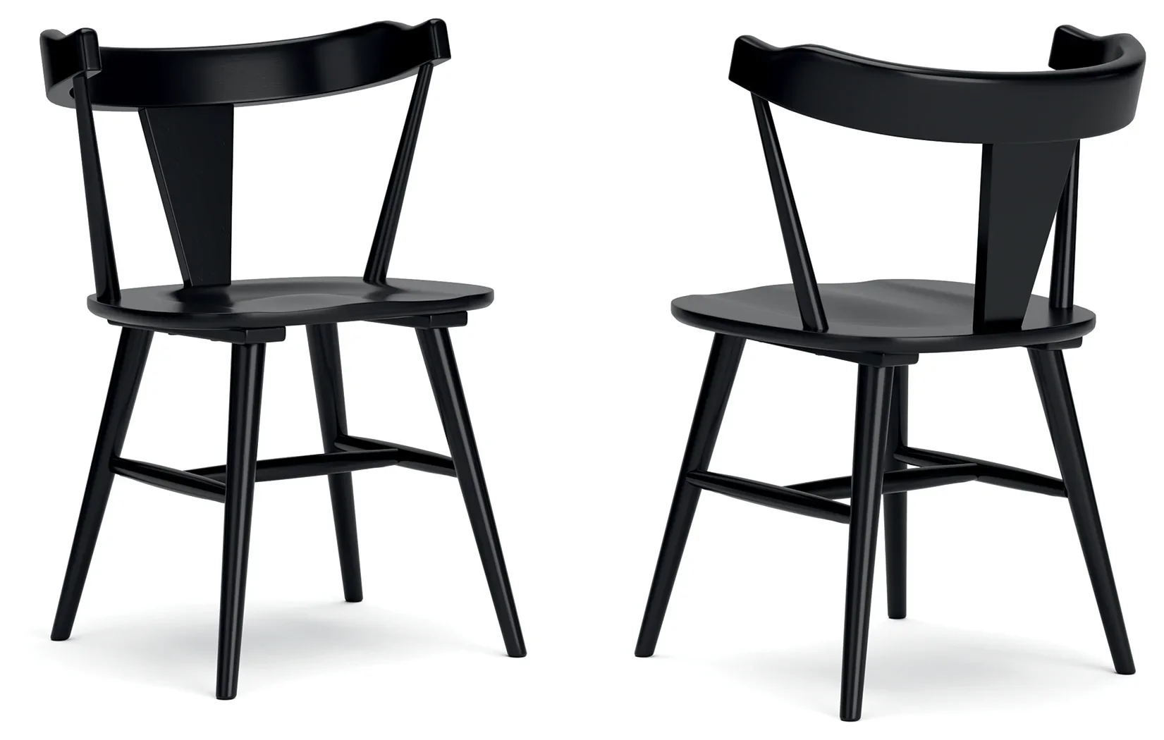 Gretlynn - Black / Natural - 5 Pc. - Dining Room Table, 4 Side Chairs - Image 3
