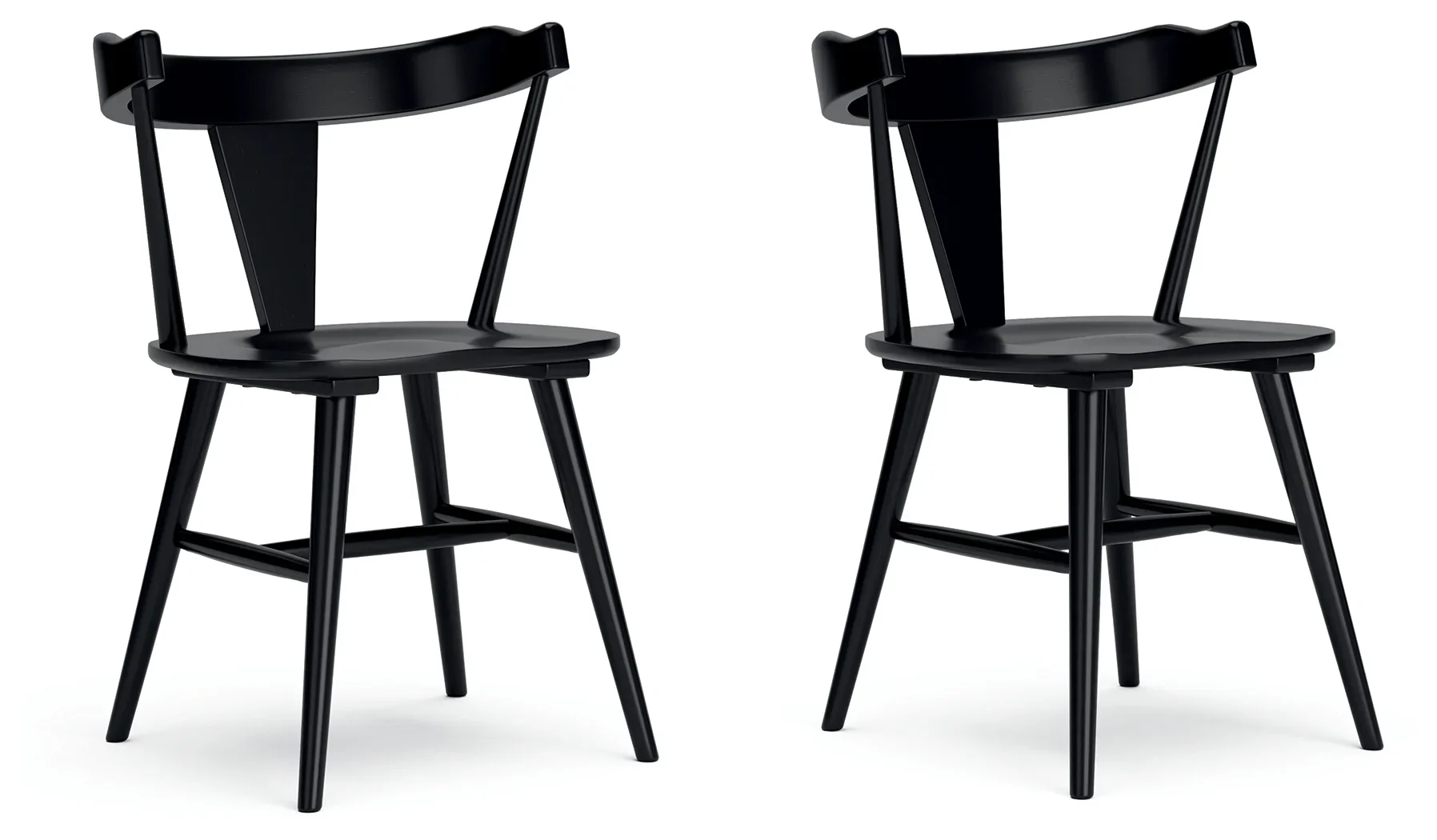Gretlynn - Black / Natural - 5 Pc. - Dining Room Table, 4 Side Chairs - Image 4