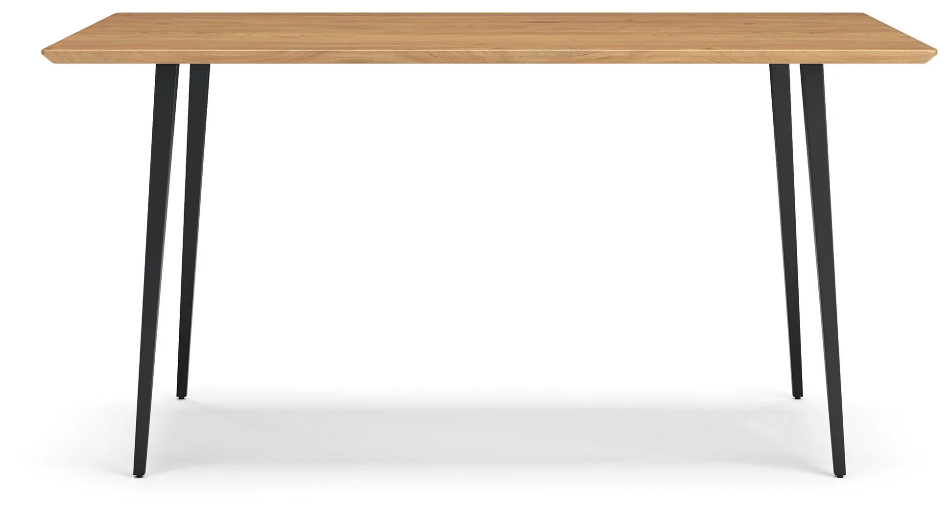 Gretlynn - Black / Natural - Rectangular Dining Room Table - Image 4