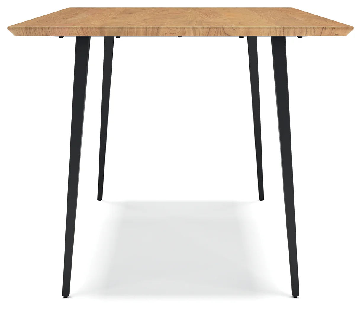 Gretlynn - Black / Natural - Rectangular Dining Room Table - Image 5