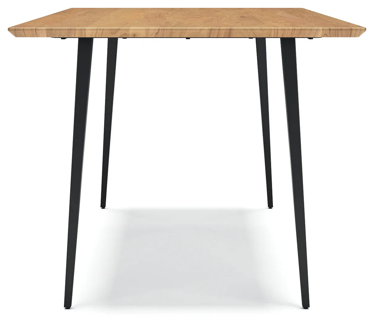 Gretlynn - Black / Natural - Rectangular Dining Room Table - Image 7