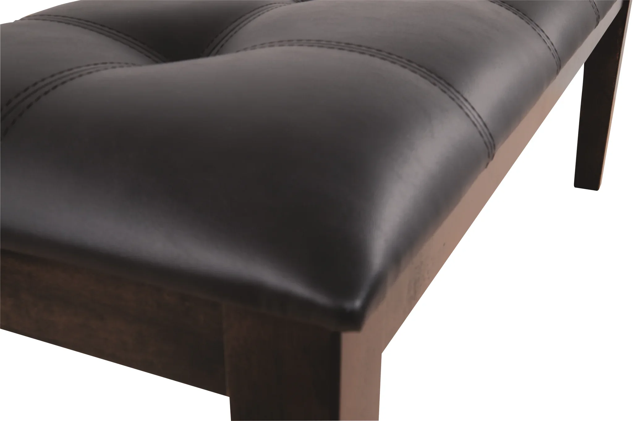 Haddigan - Dark Brown - Large Uph Dining Room Bench - Image 8