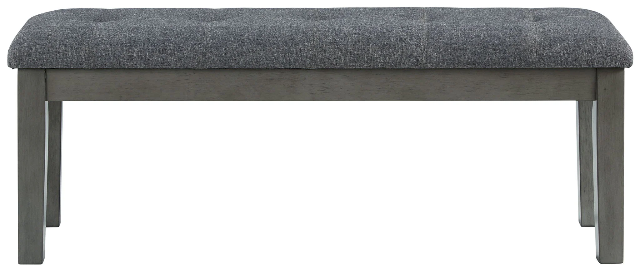 Hallanden - Black / Gray - Large Uph Dining Room Bench - Image 3