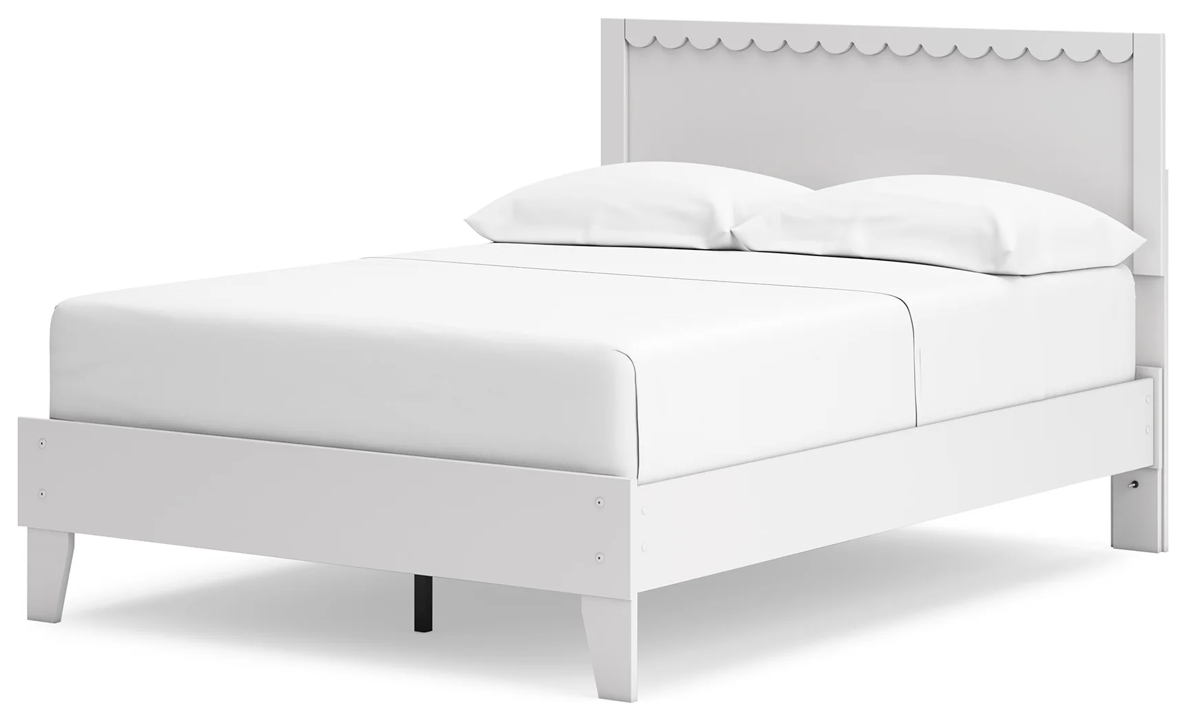 Hallityn - White - Full Panel Platform Bed - Image 6