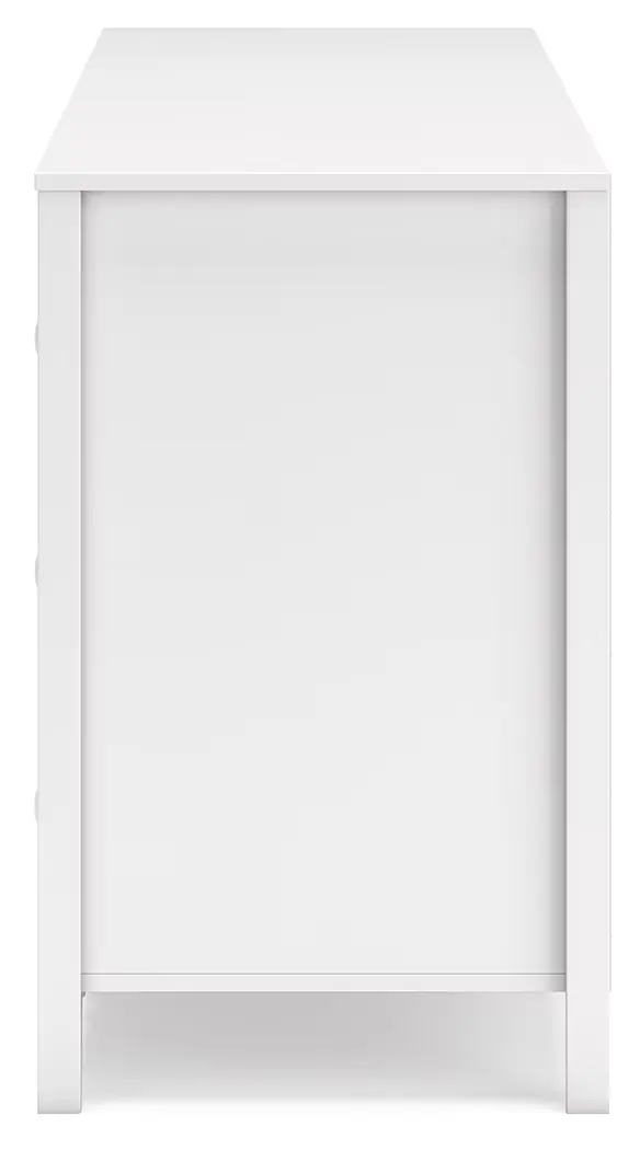 Hallityn - White - Six Drawer Dresser - Image 4