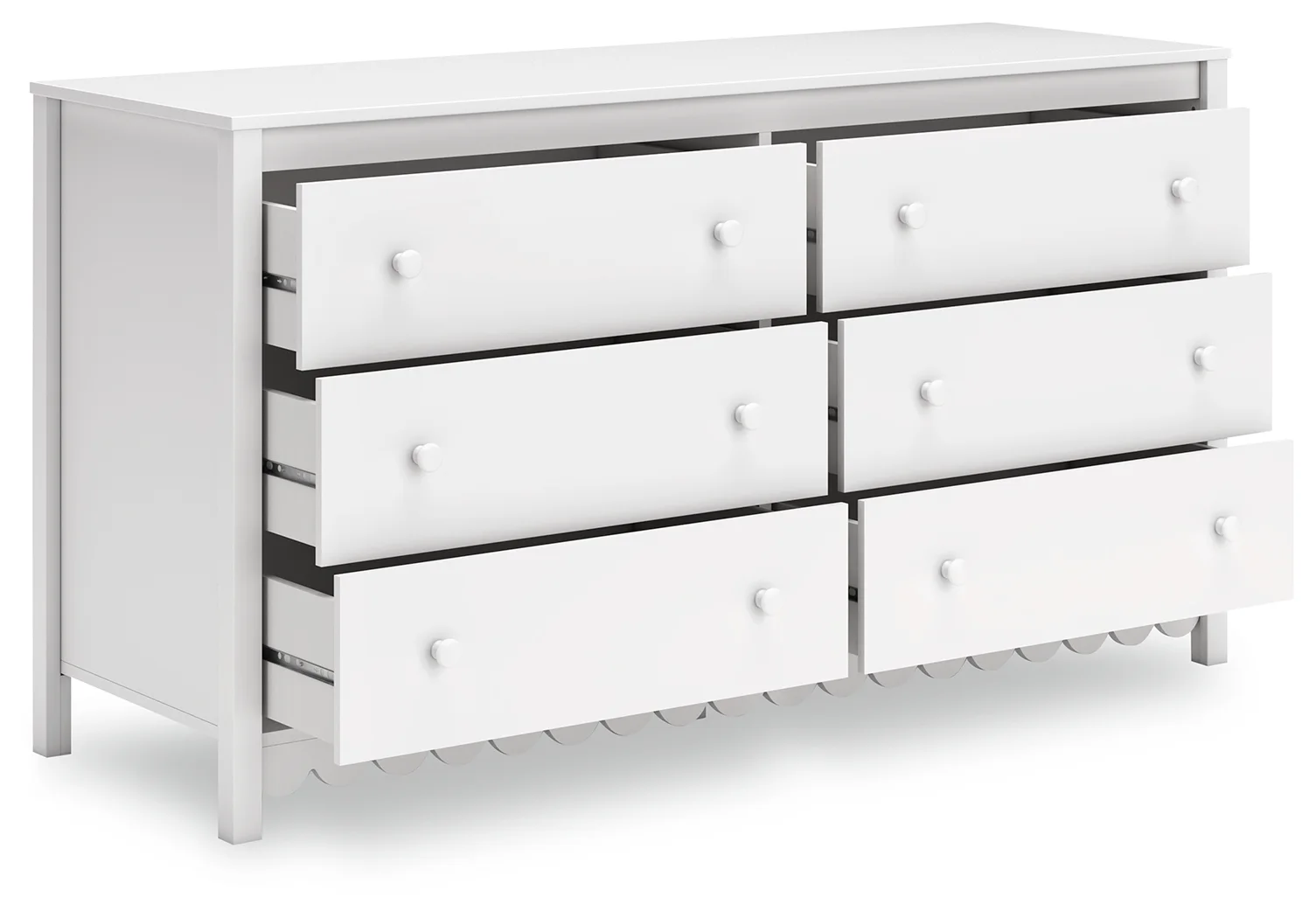 Hallityn - White - Six Drawer Dresser - Image 6