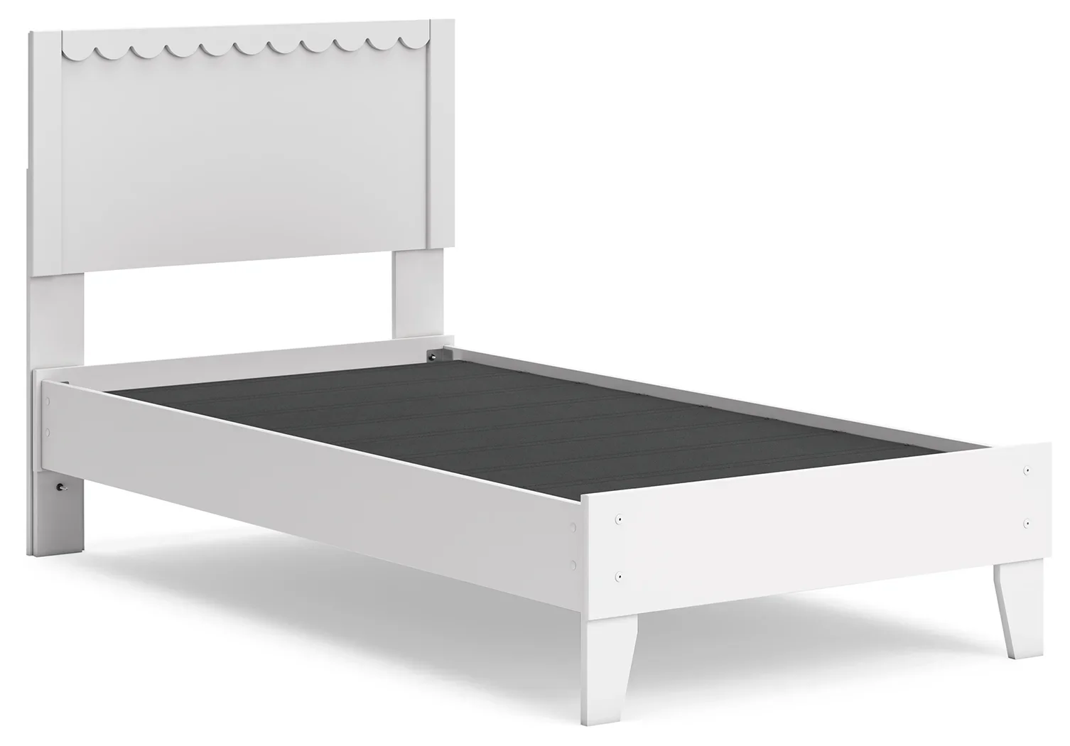 Hallityn - White - Twin Panel Platform Bed - Image 6