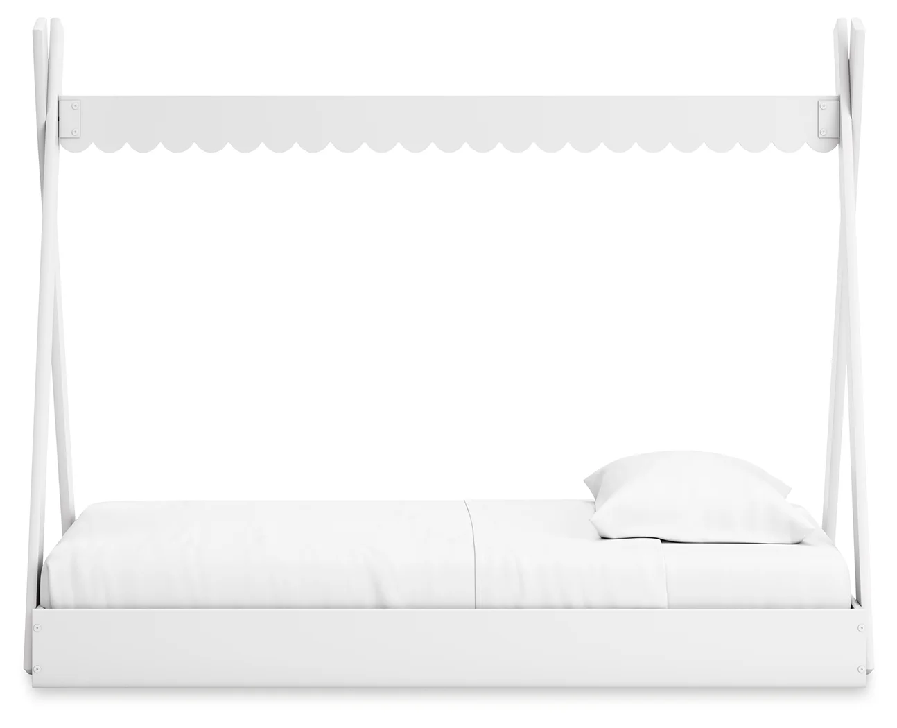 Hallityn - White - Twin Tent Complete Bed In Box - Image 4