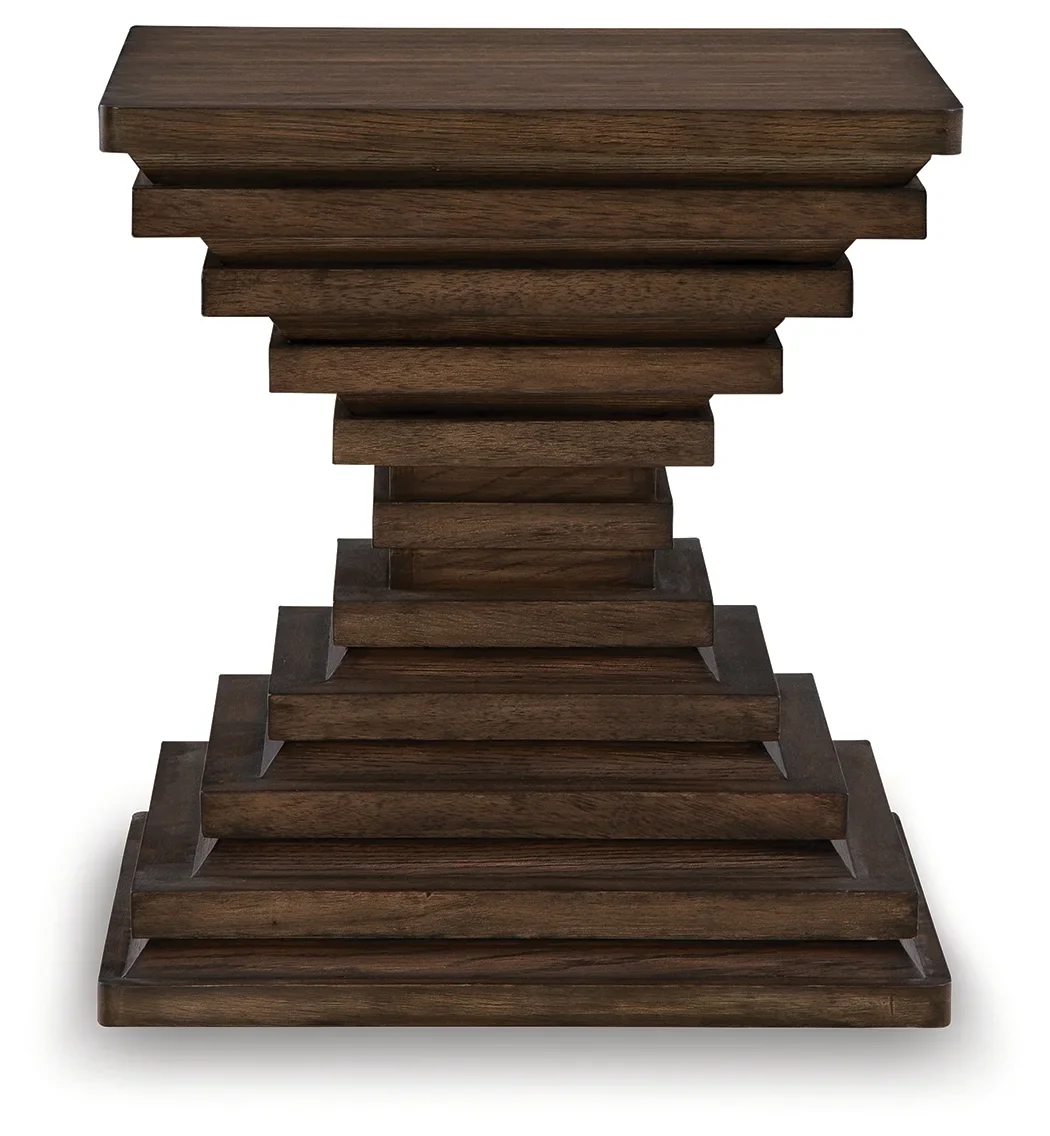 Hannodream - Warm Brown - Square End Table - Image 3