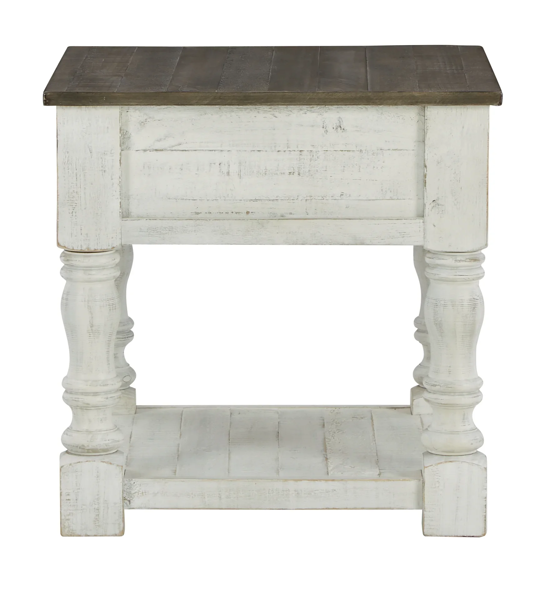 Havalance - White / Gray - Square End Table - Image 5