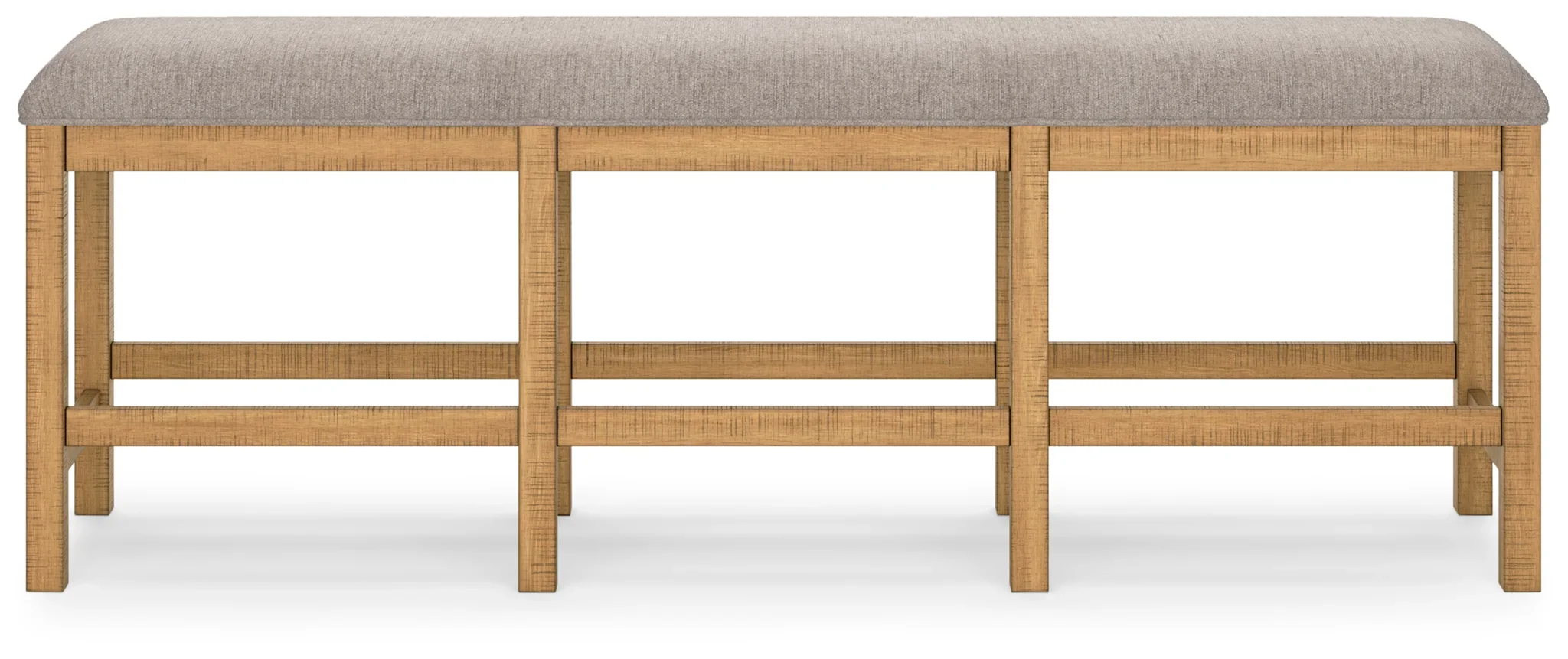 Havonplane - Brown - 9 Pc. - Counter Extension Table, 6 Upholstered Barstools, Bench, Server - Image 12