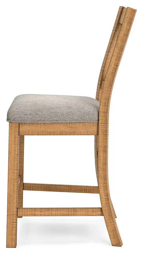 Havonplane - Brown - Upholstered Barstool (Set of 2) - Image 8