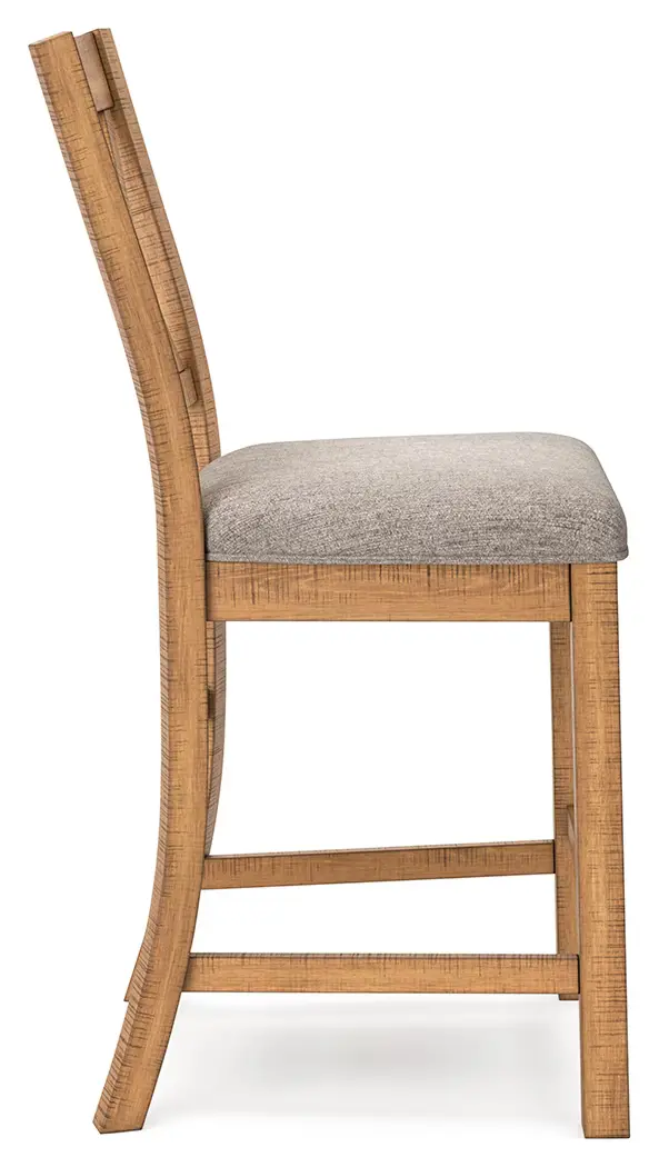 Havonplane - Brown - Upholstered Barstool (Set of 2) - Image 9