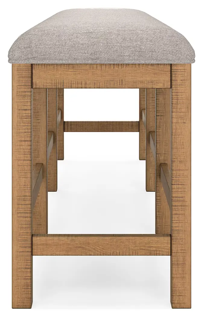 Havonplane - Brown - Xl Counter Height Upholstered Dining Bench - Image 7