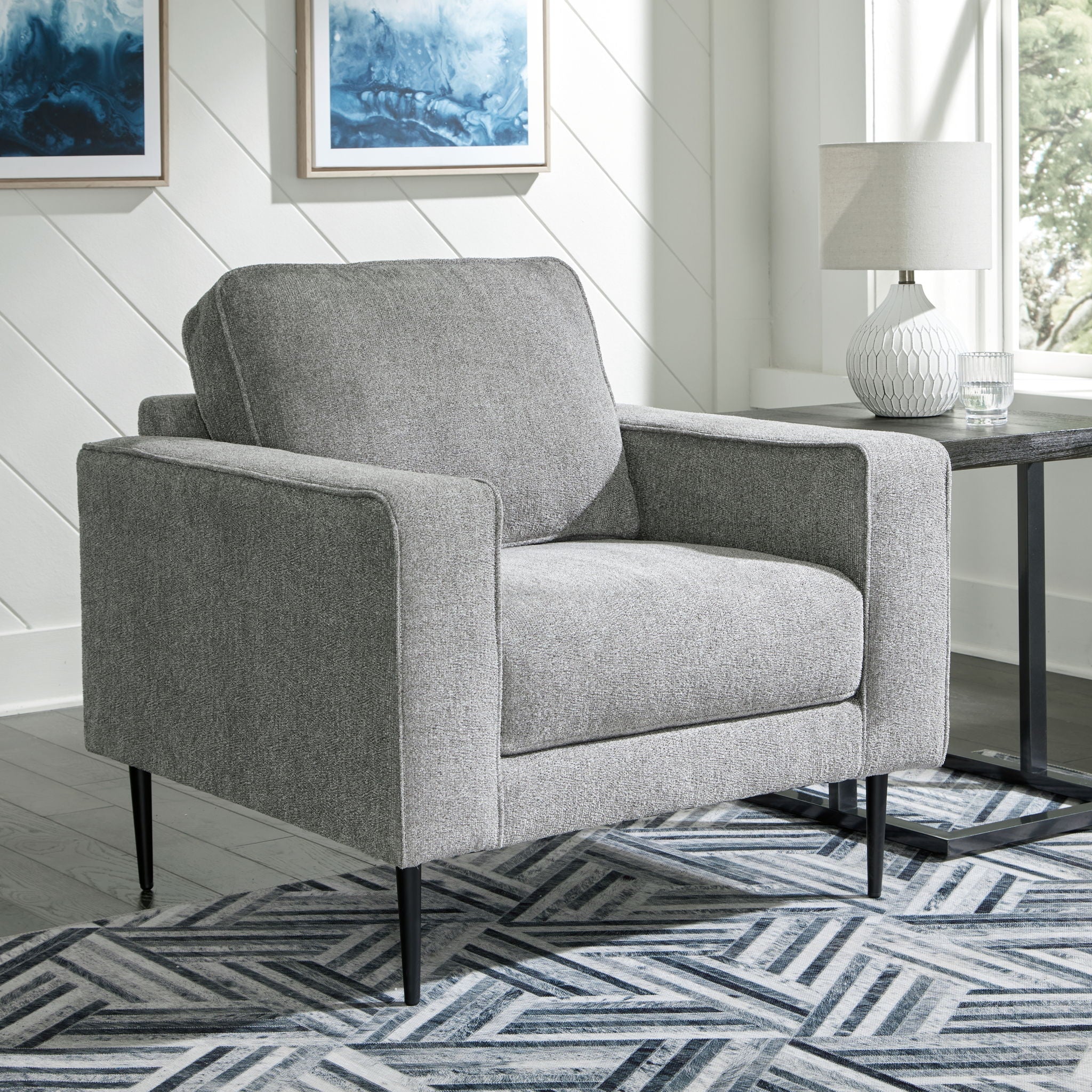 Hazela - Charcoal - Chair - Image 2