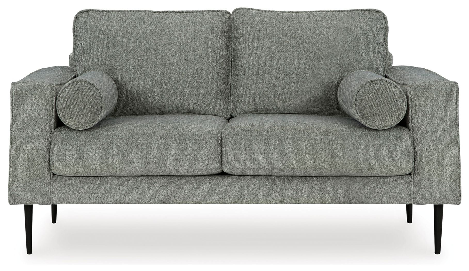Hazela - Charcoal - Loveseat - Image 3