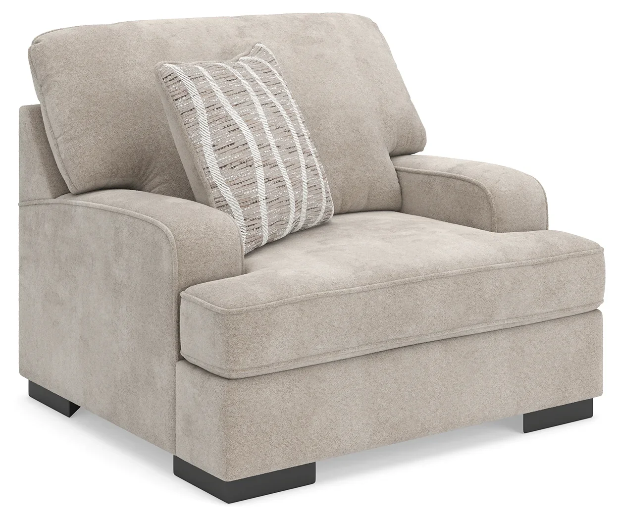 High Profile - Taupe - 4 Pc. - Sofa, Loveseat, Chair And A Half, Ottoman - Image 4