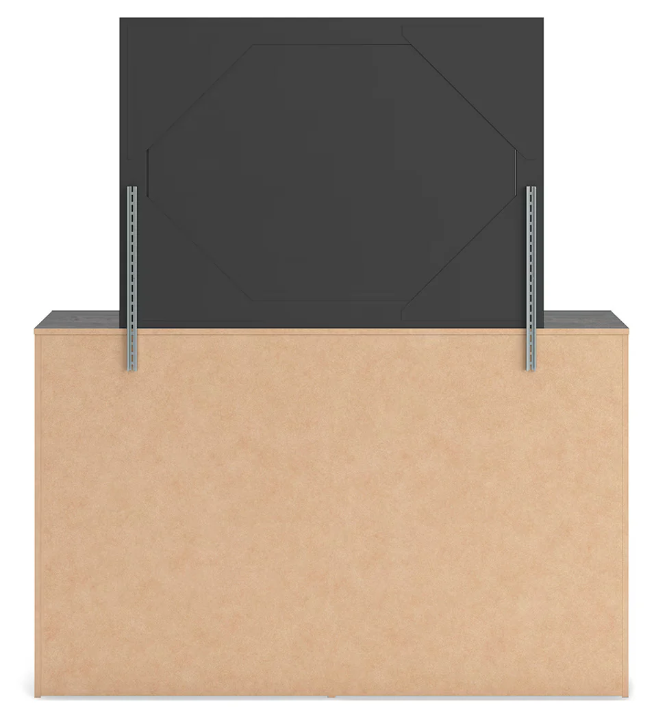 Hollivern - Dark Gray - Dresser And Mirror - Image 6