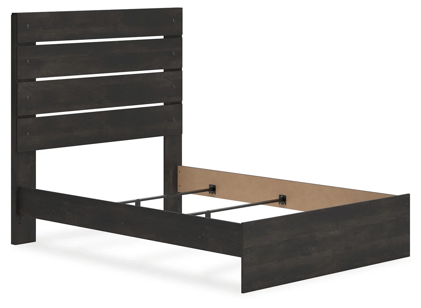 Hollivern - Dark Gray - Full Panel Bed - Image 3
