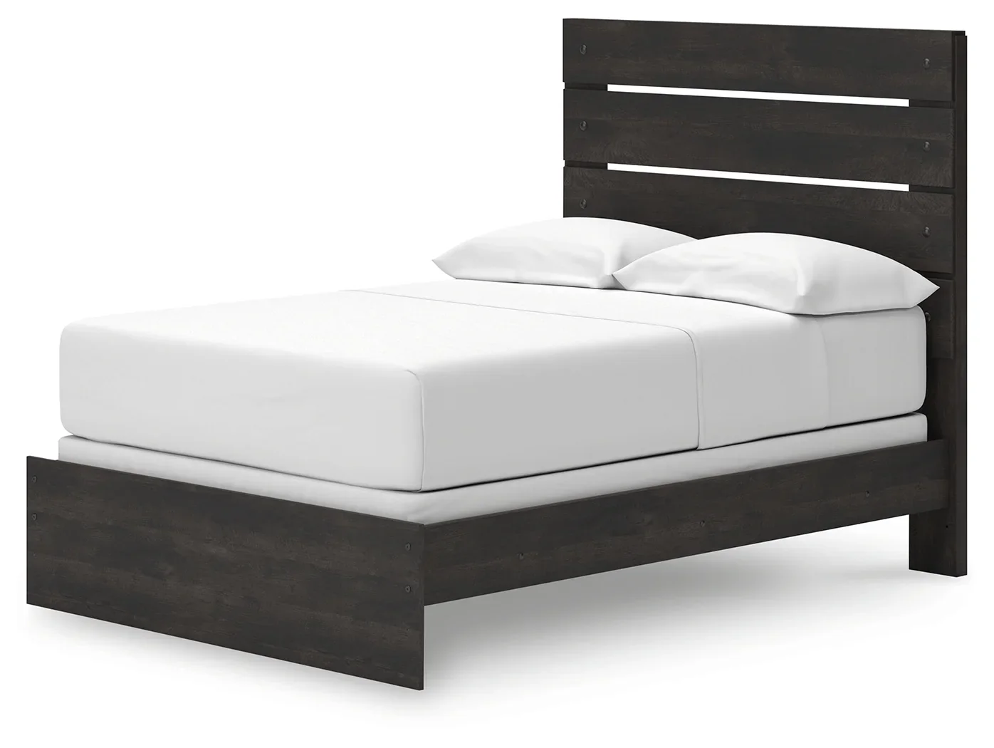 Hollivern - Dark Gray - Full Panel Bed - Image 4