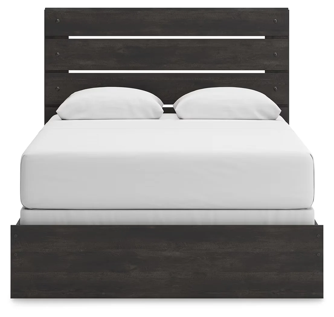 Hollivern - Dark Gray - Queen Panel Bed - Image 11