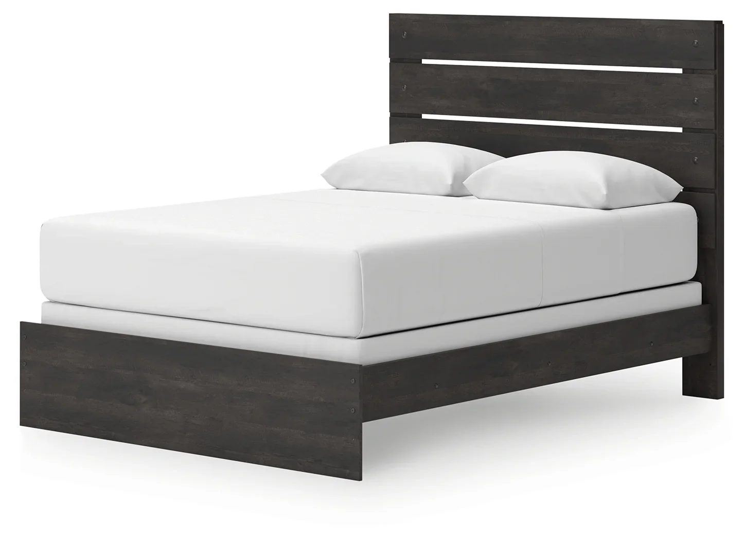 Hollivern - Dark Gray - Queen Panel Bed - Image 4