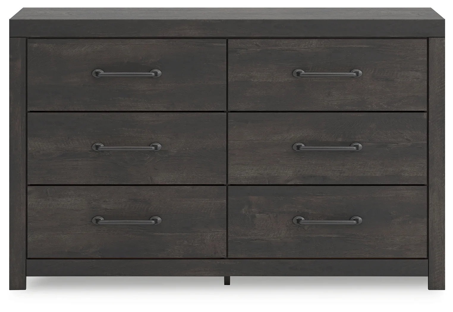 Hollivern - Dark Gray - Six Drawer Dresser - Image 5