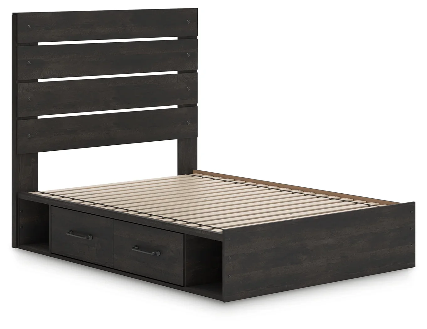 Hollivern - Full Panel Storage Bed - Dark Gray - Image 3