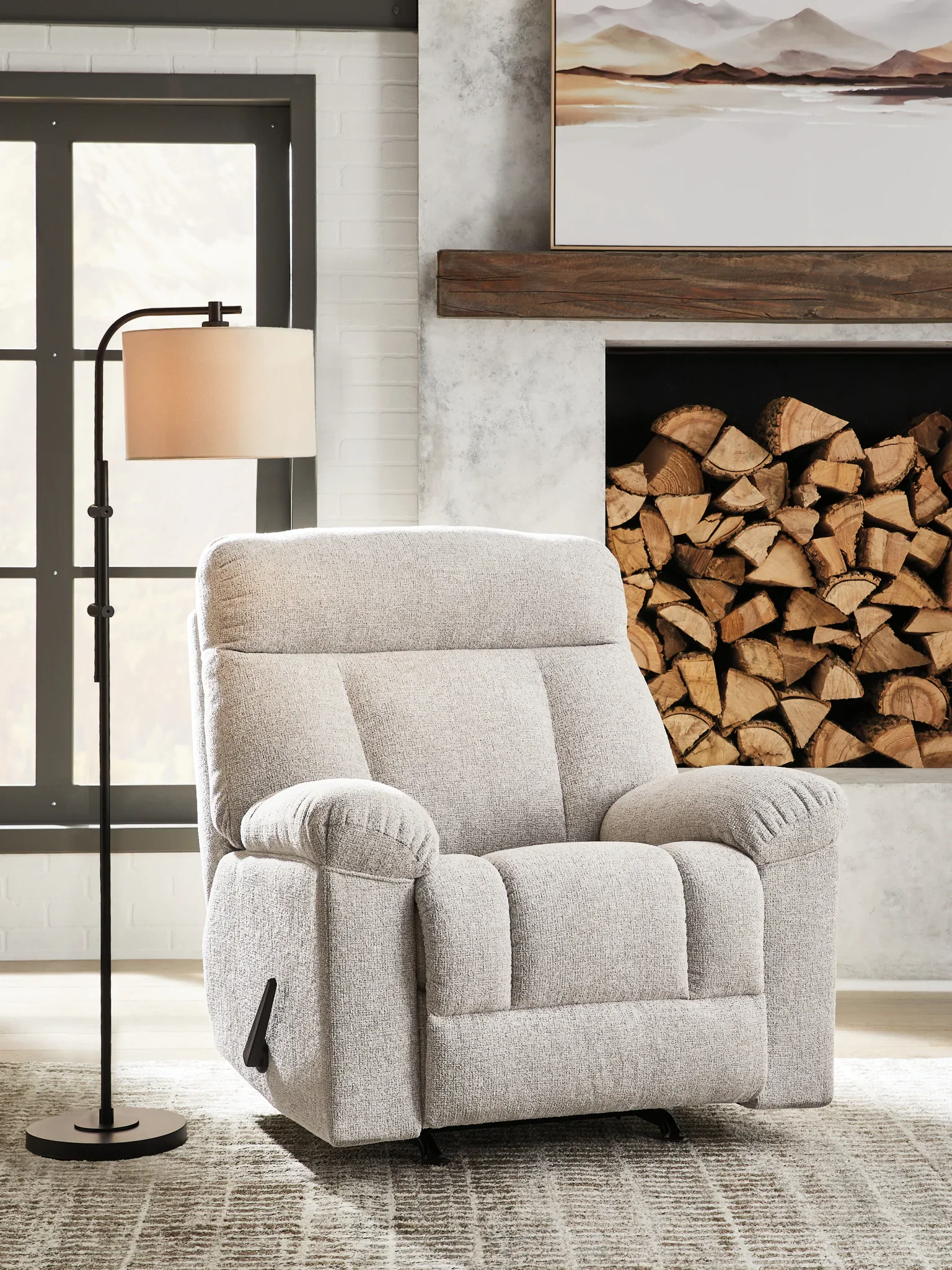 Hoyne Park - Rocker Recliner - Cobble Stone - Image 2