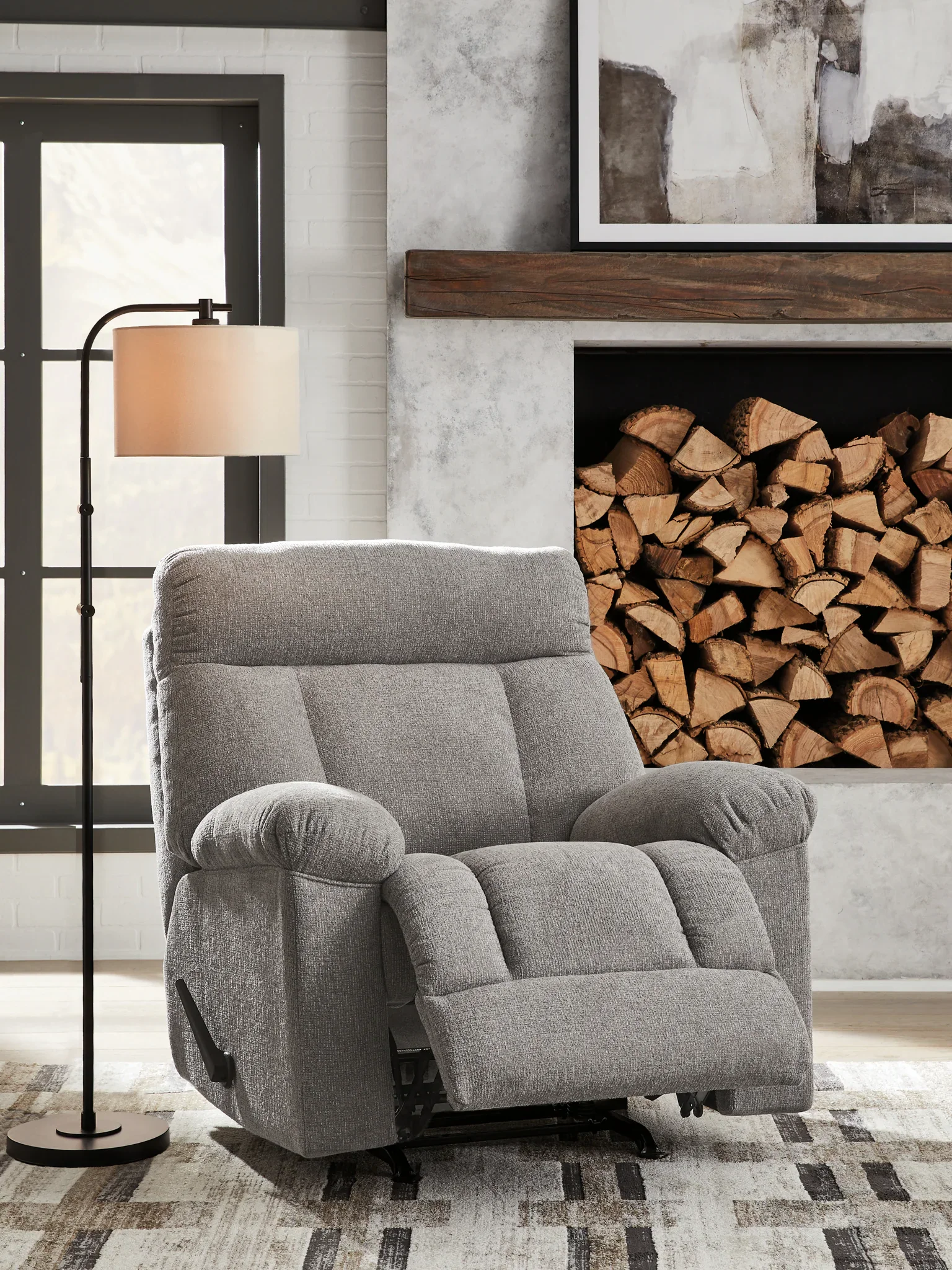 Hoyne Park - Rocker Recliner - Smoke - Image 7