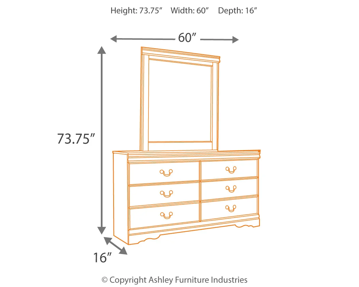Huey Vineyard - Black - Dresser, Mirror - Image 3