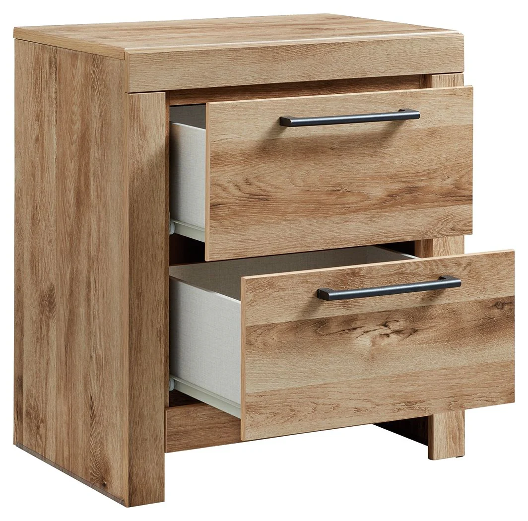 Hyanna - Tan Brown - Two Drawer Night Stand - Image 4