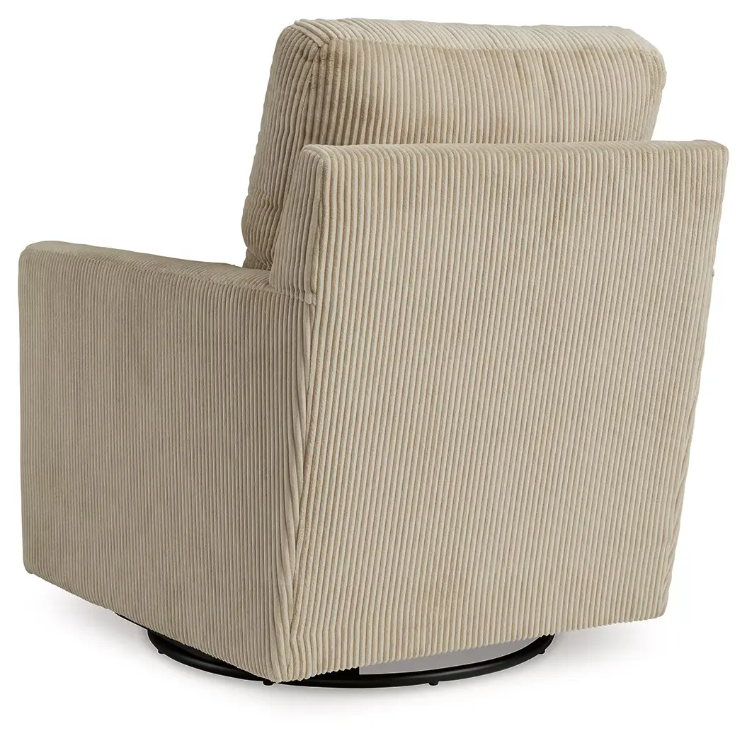 Icaman - Sand - Swivel Chair - Image 4