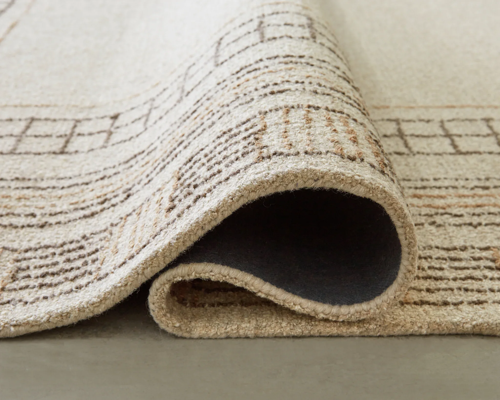 Idaman - Taupe / Brown - Large Rug - Image 4