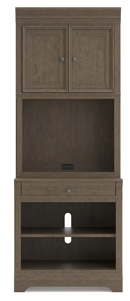 Janismore - Weathered Gray - Bookcase - Image 3