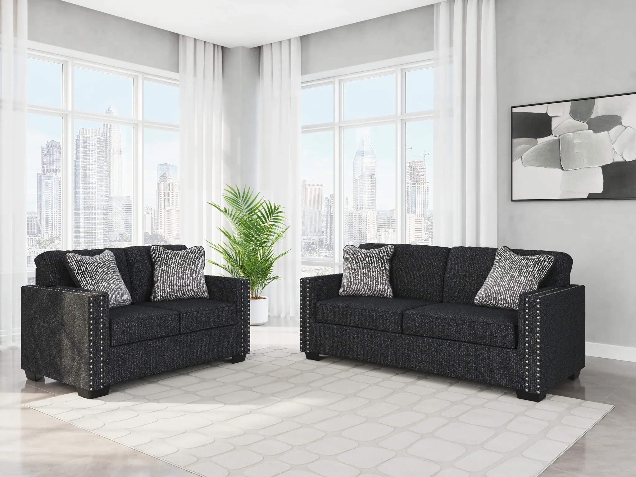 Jasmine Peaks - 2 Pc. - Sofa, Loveseat