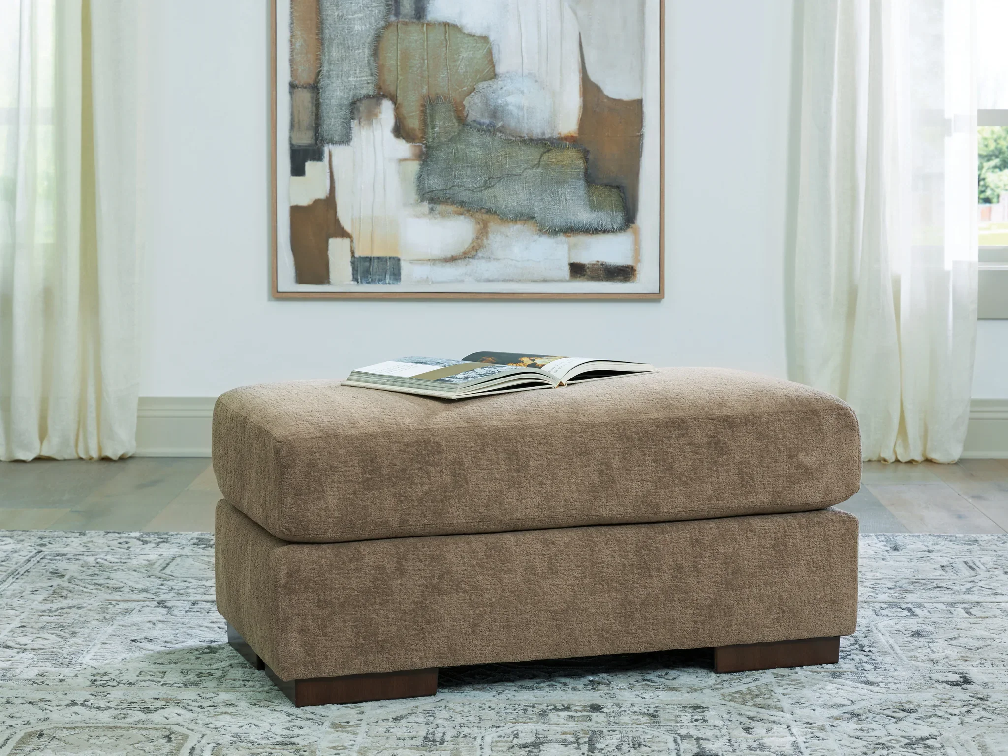 Jayne Park - Ottoman - Pecan - Image 2