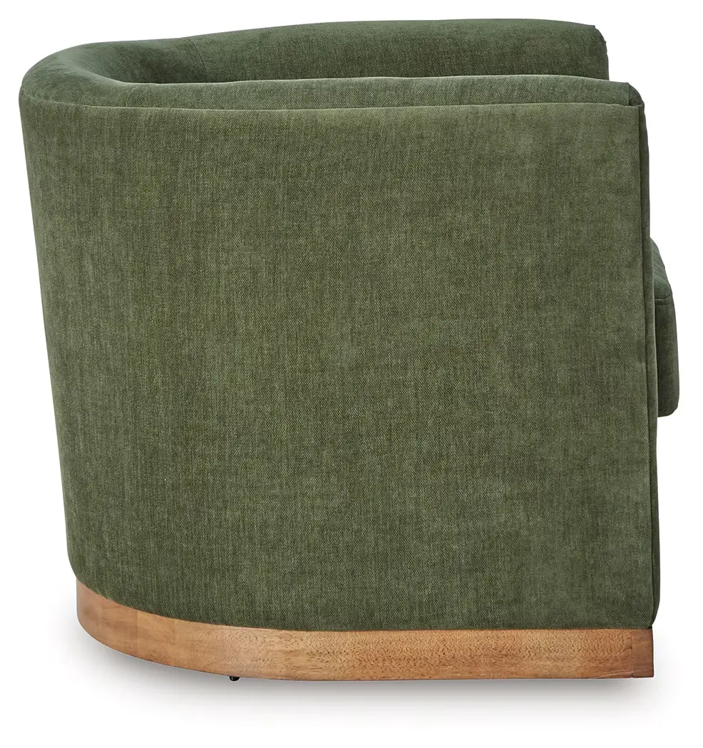 Jersonlow - Forest Green - Swivel Chair - Image 4