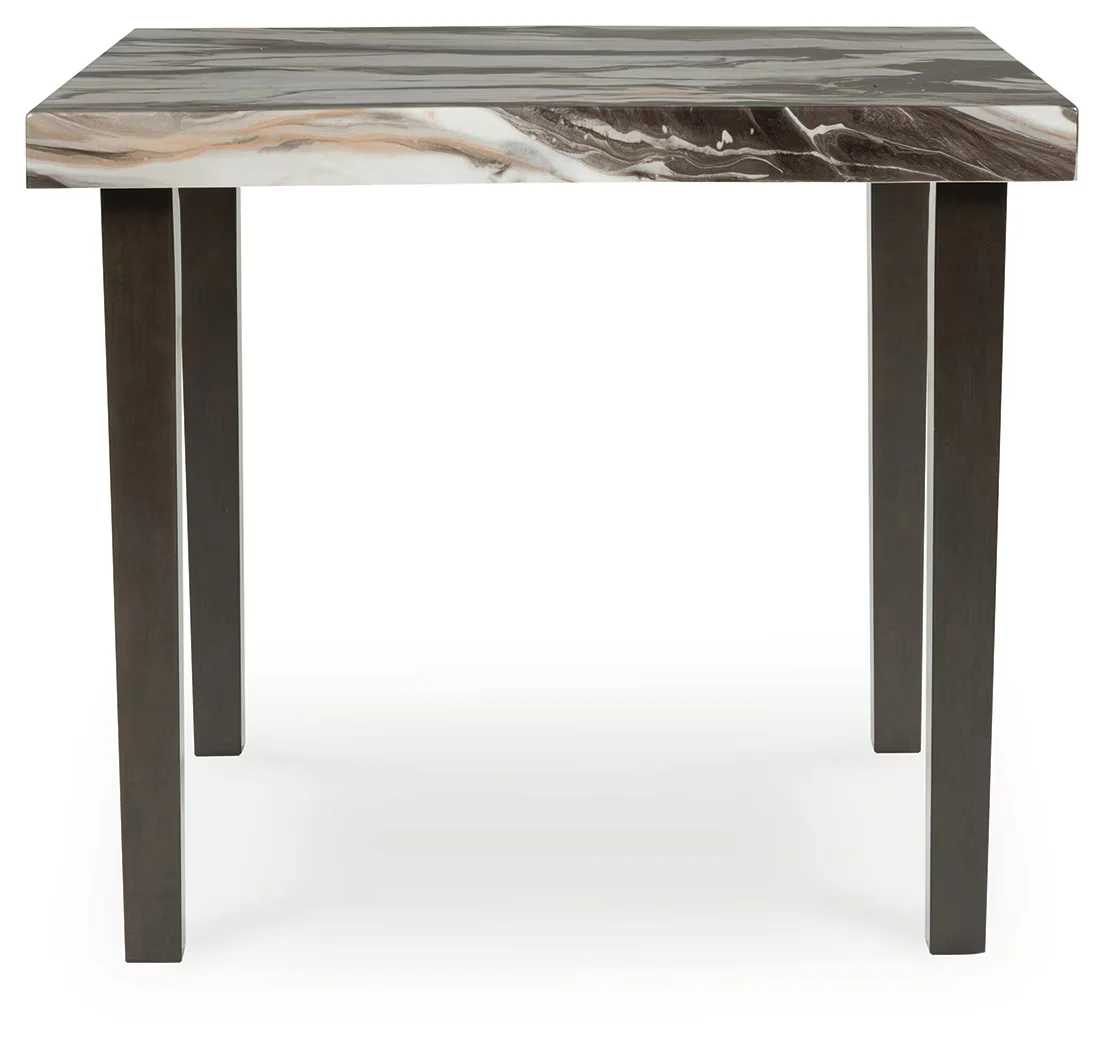 Jeshina - Dark Brown / Beige - Square Dining Room Counter Table - Image 3