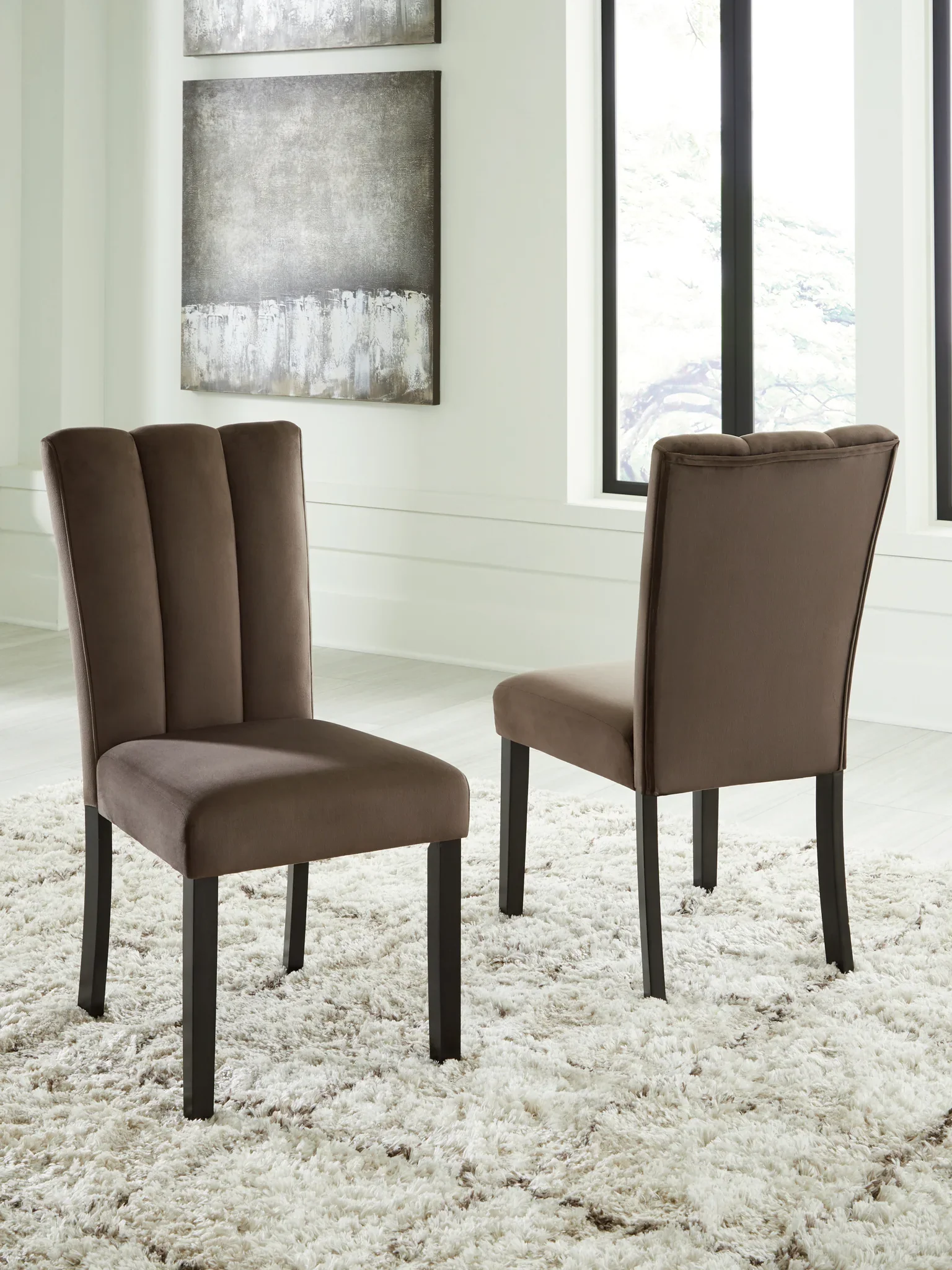Jeshina - Mocha - Dining Upholstered Side Chair (Set of 2) - Image 2