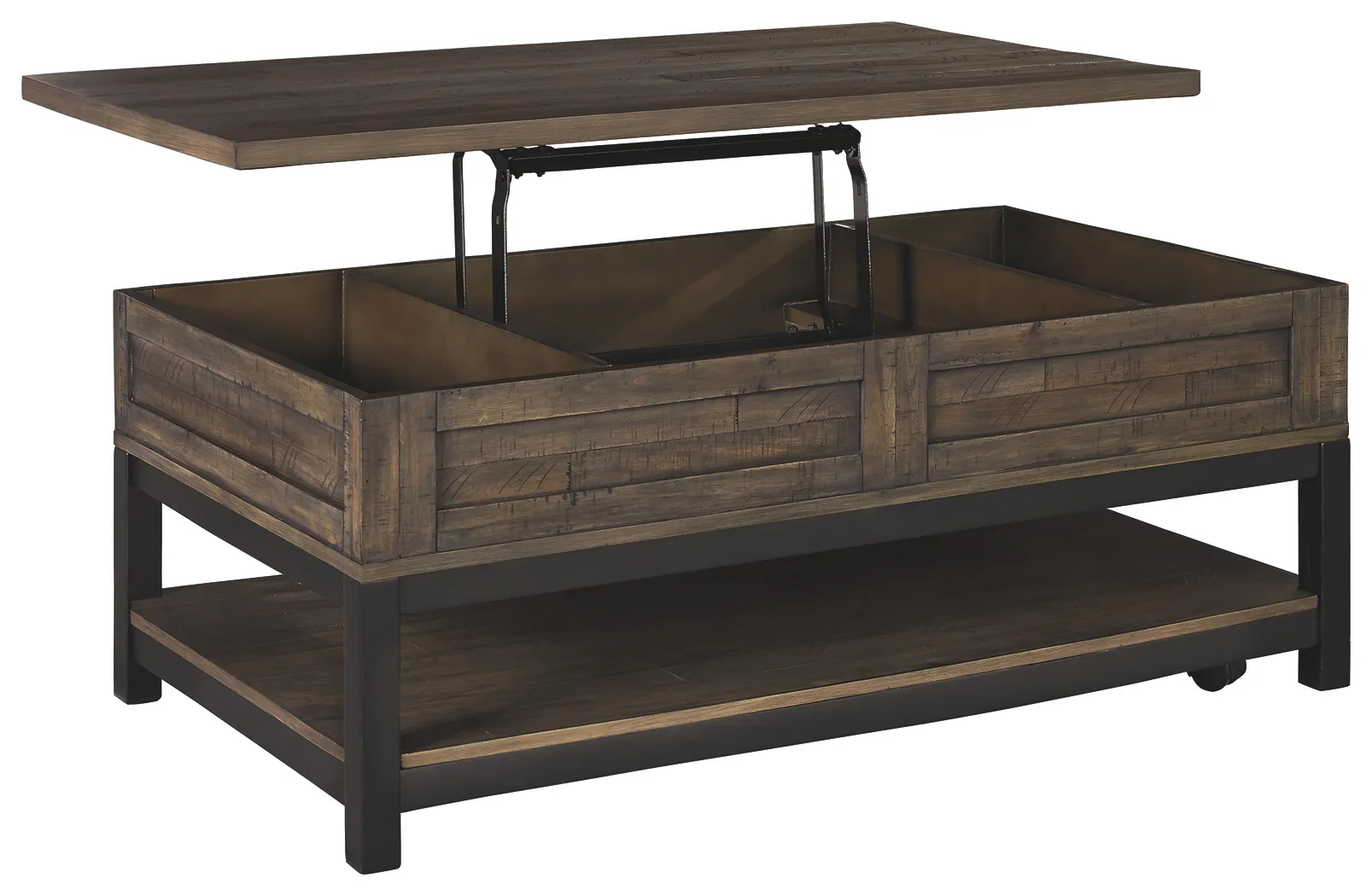 Johurst - Grayish Brown - Lift Top Cocktail Table - Image 5