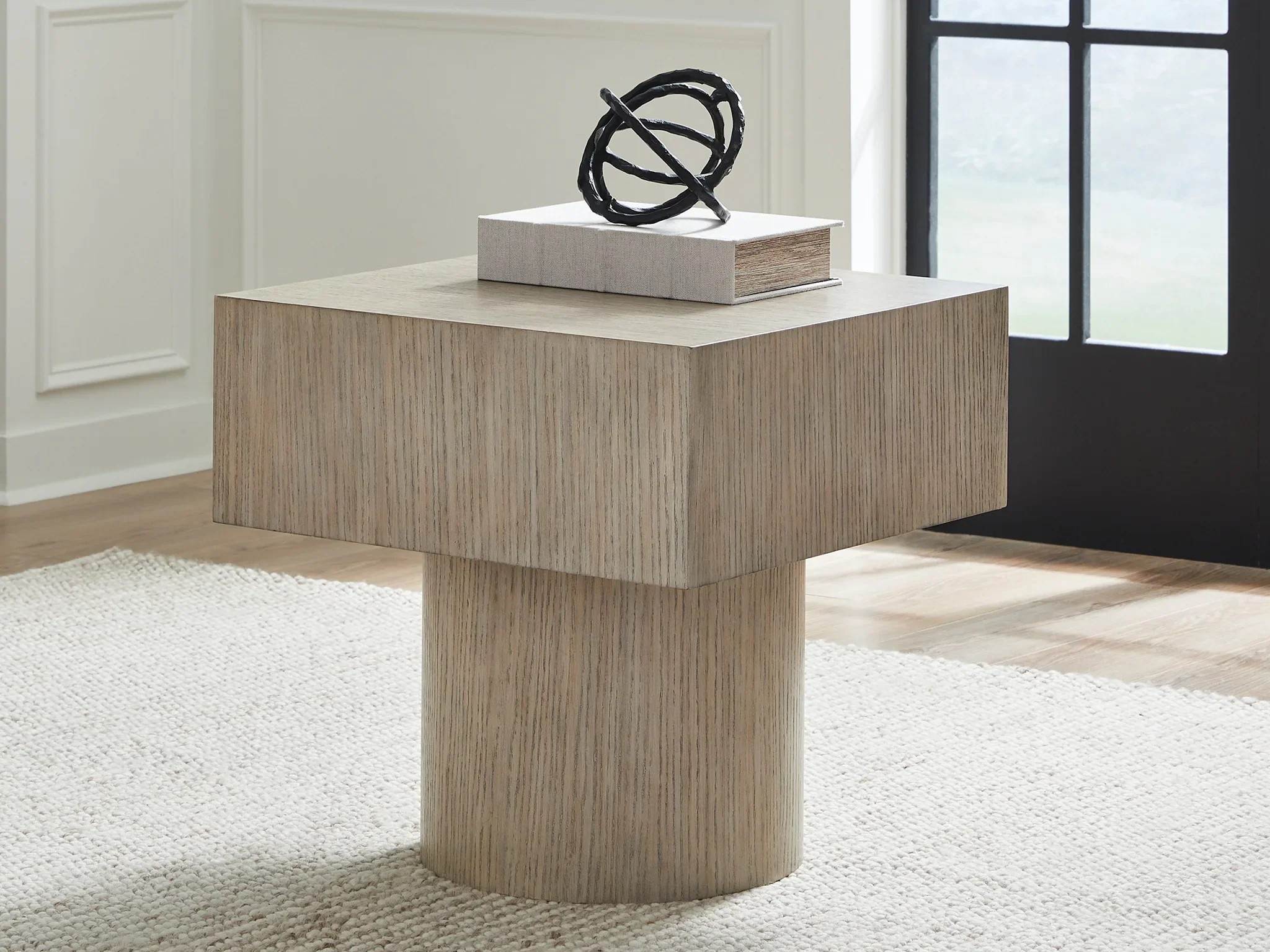 Jorielyn - Light Grayish Brown - Square End Table - Image 2