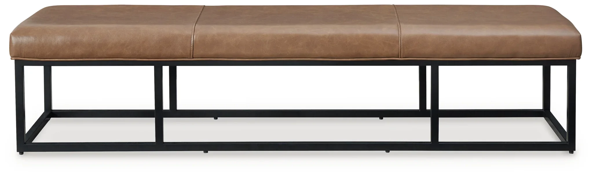 Joston - Caramel - Accent Bench - Image 3