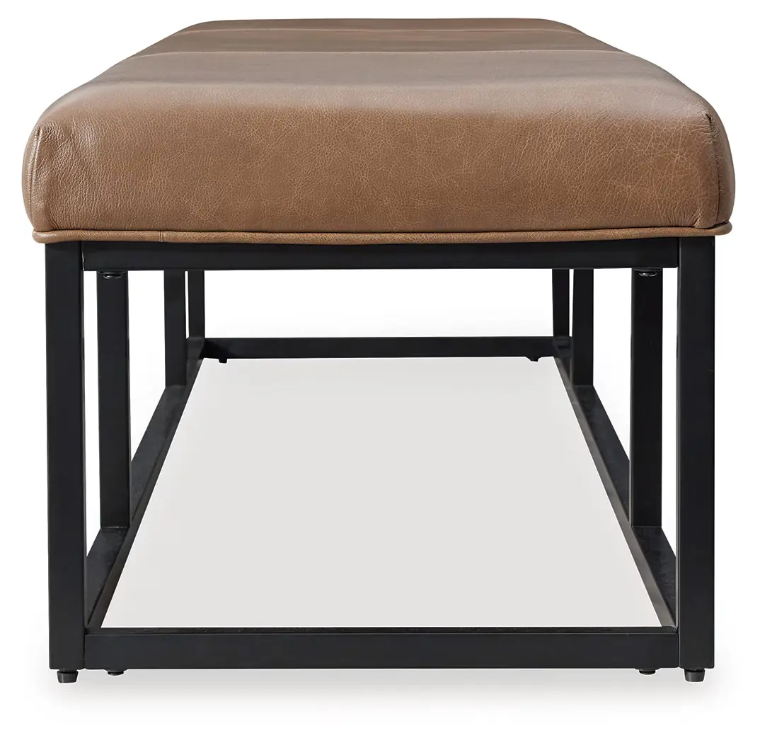 Joston - Caramel - Accent Bench - Image 4