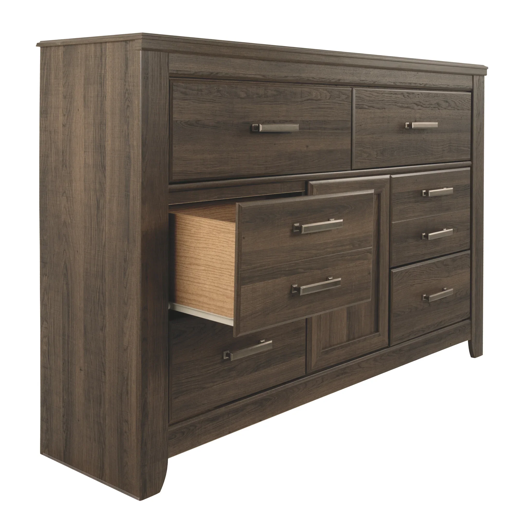 Juararo - Dark Brown - Six Drawer Dresser - Image 2