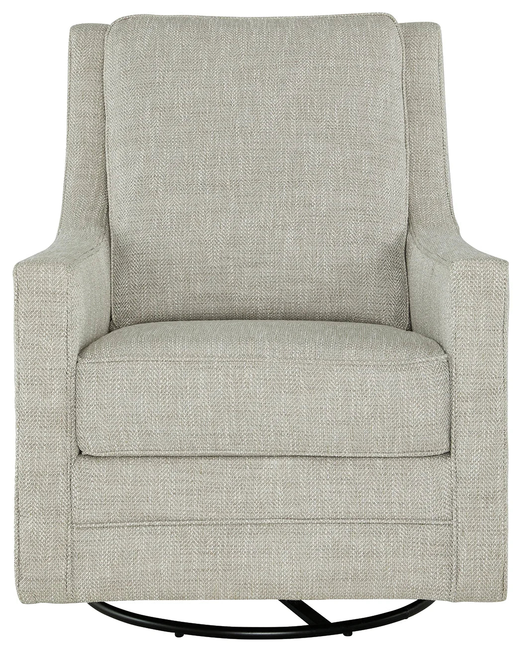 Kambria - Fog - Swivel Glider Accent Chair - Image 3