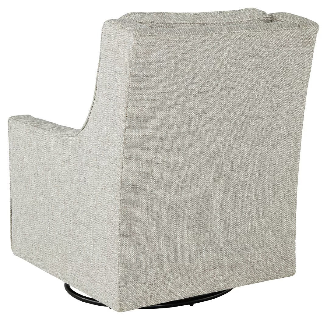 Kambria - Fog - Swivel Glider Accent Chair - Image 5
