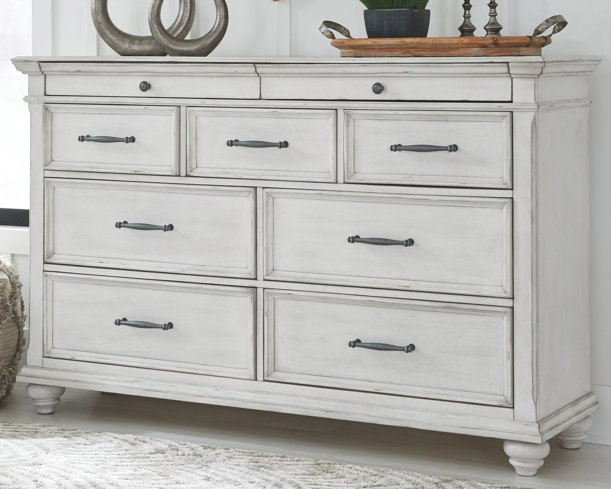 Kanwyn - Whitewash - Dresser - Image 2