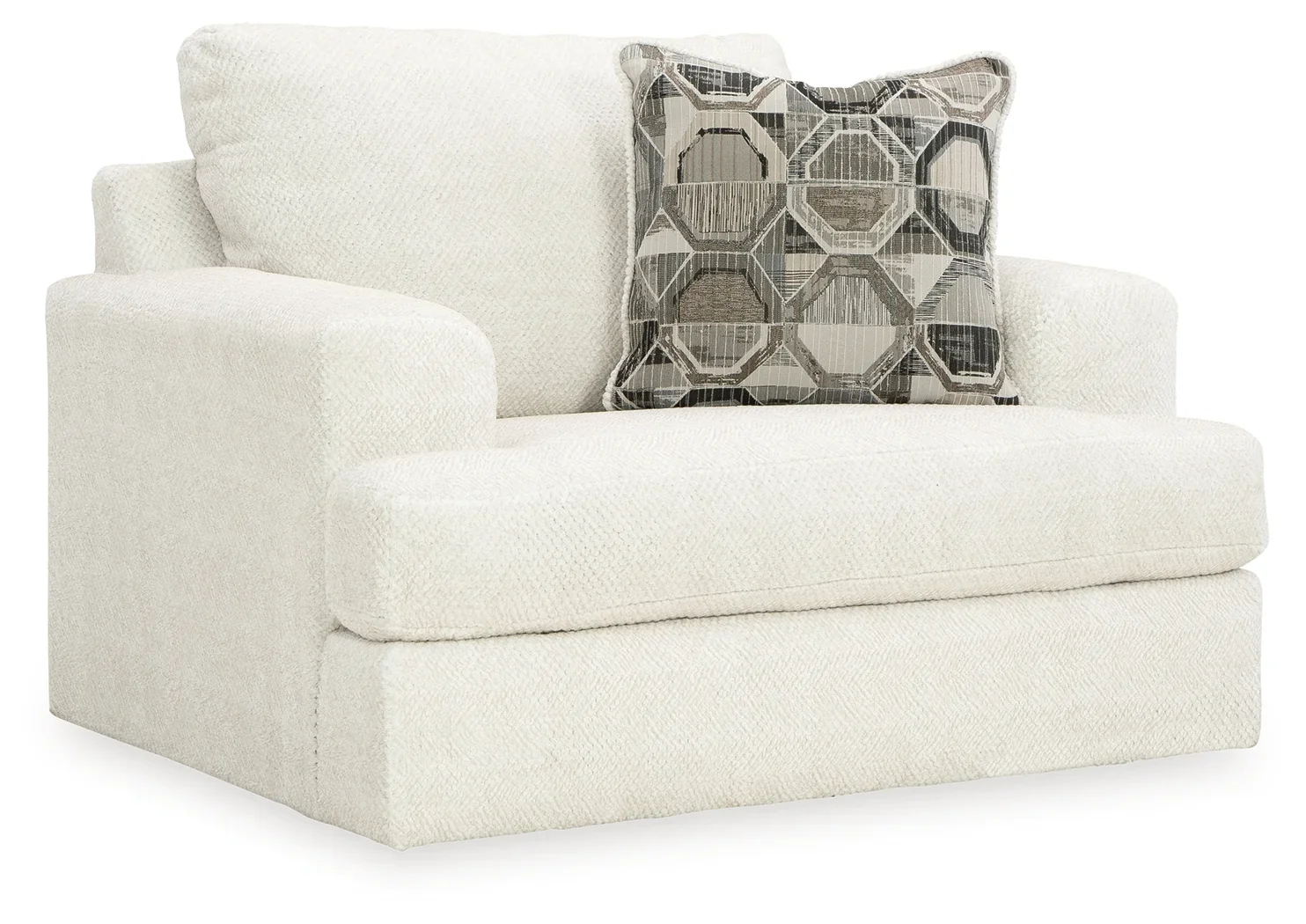 Karinne - Linen - 2 Pc. - Chair And A Half, Ottoman - Image 3